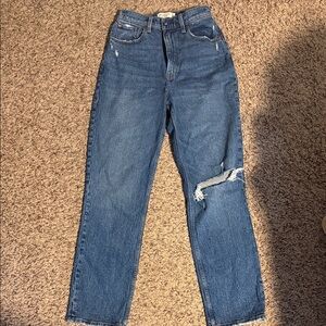 Abercrombie & Fitch Blue Straight Leg Jeans